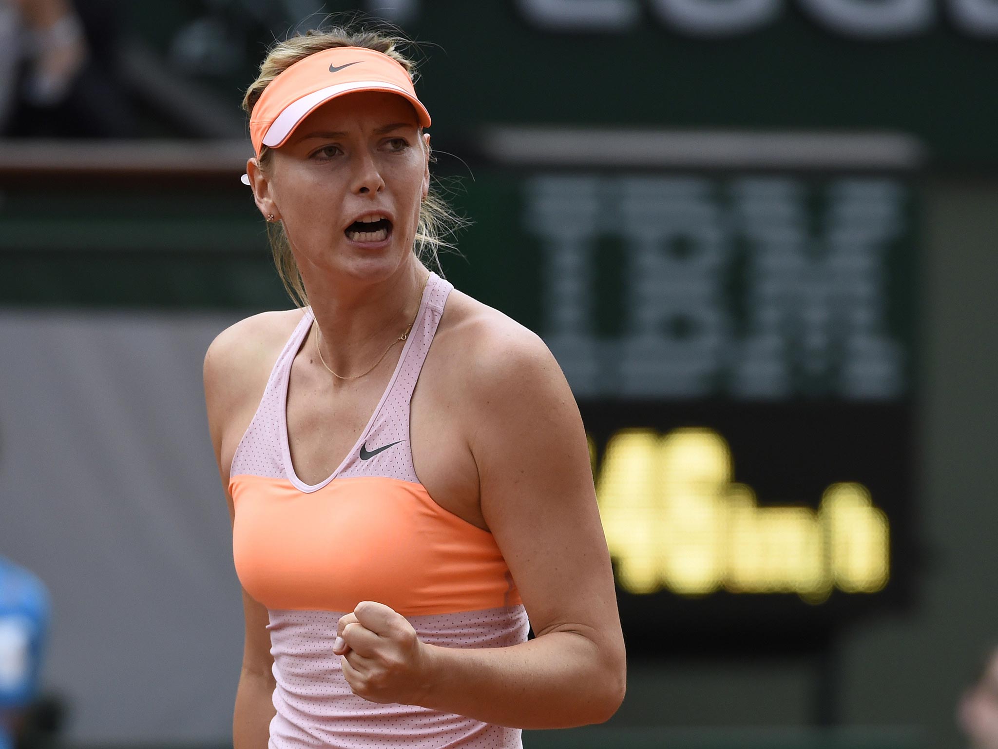 Maria Sharapova is now the title favourite after the fall of several big names of the women’s game