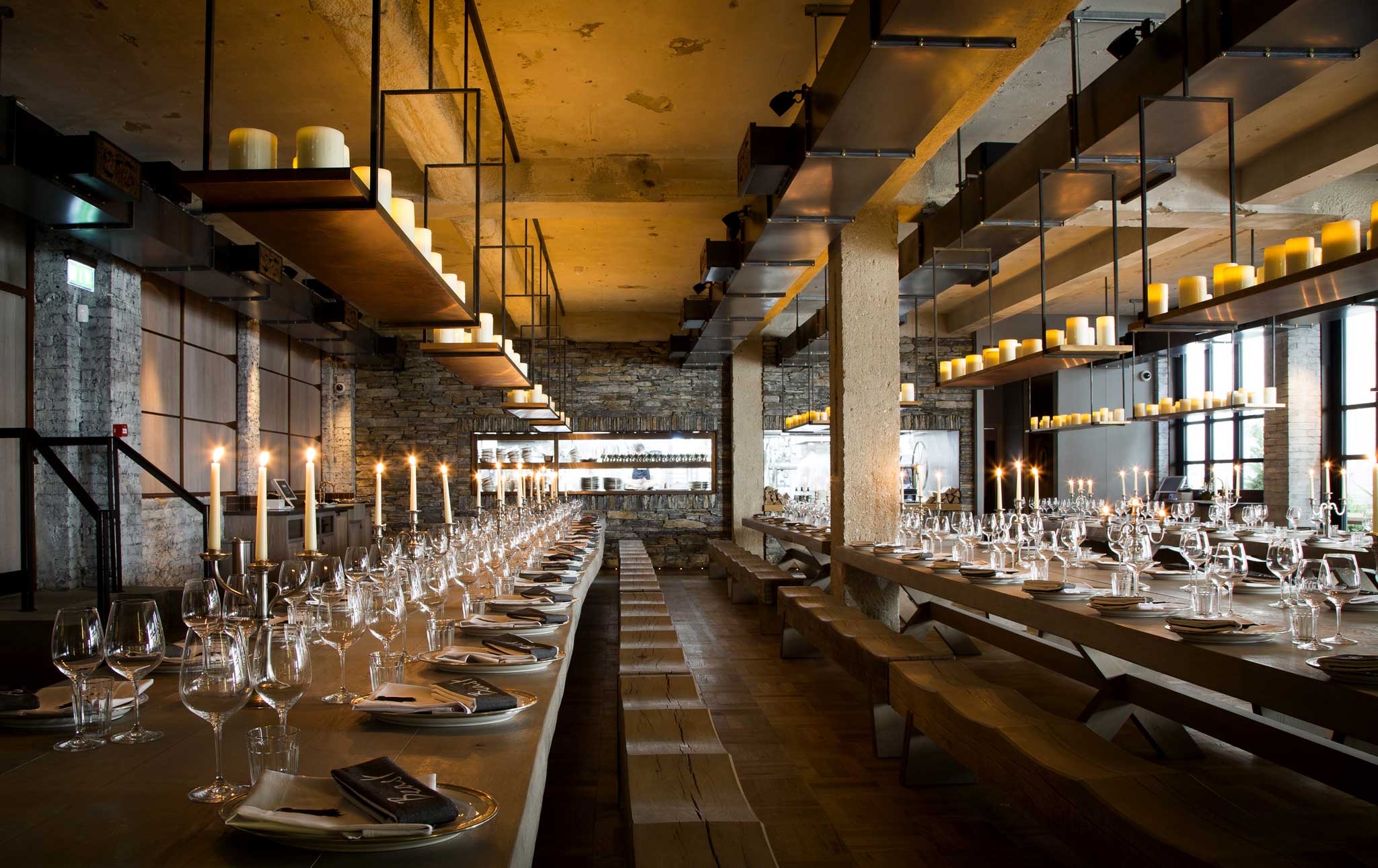 Experimental dining: The restaurant's concept is a 'medieval banquet with emphasis on sharing'