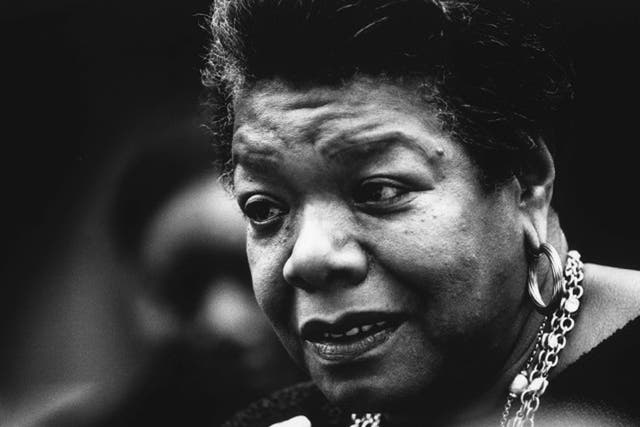 Speaking out: Maya Angelou, who died last week, was an exception to the?norm for the descendants of?slaves