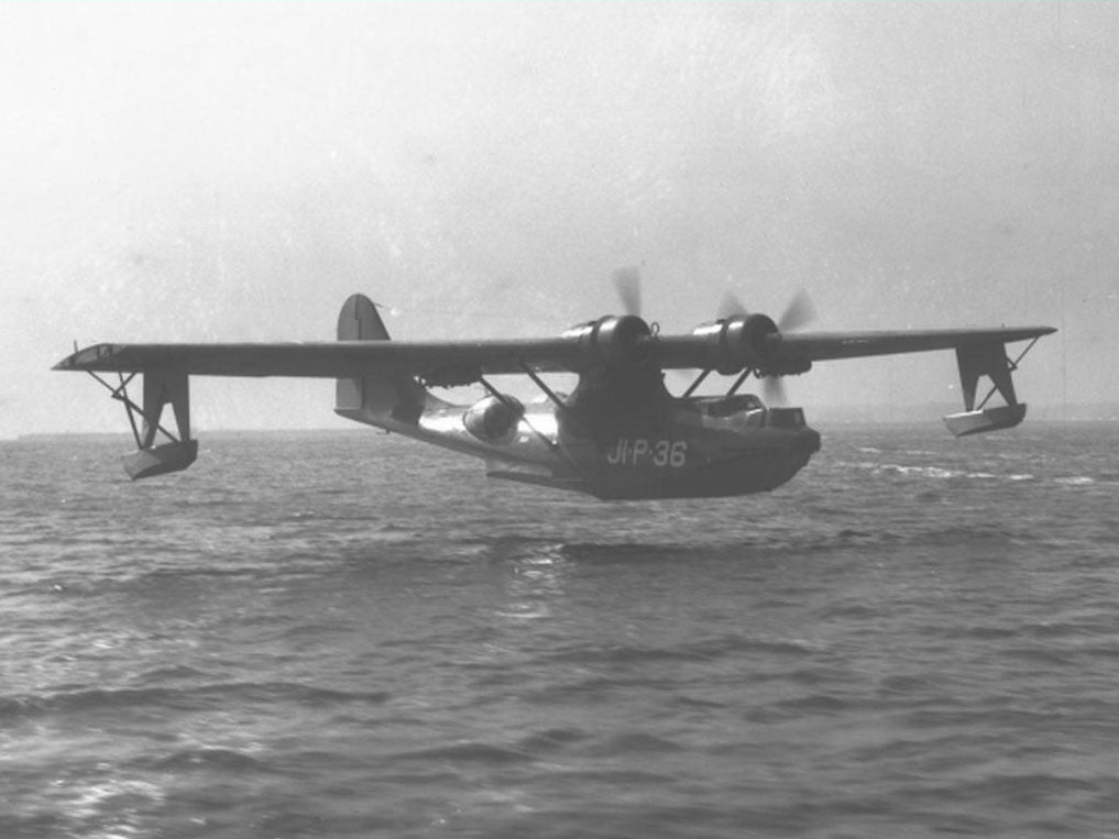 A PBY-5 aircraft. Photo courtesy of the US National Archives.