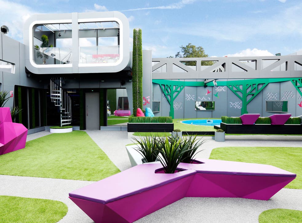 The 2014 Big Brother garden is spacious with striking contemporary furniture, plants and a lot of green.
