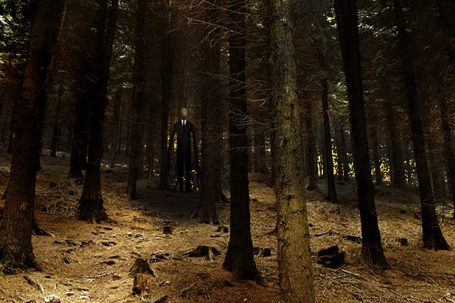Fans of the Slender Man myth create images and other media depicting the character
