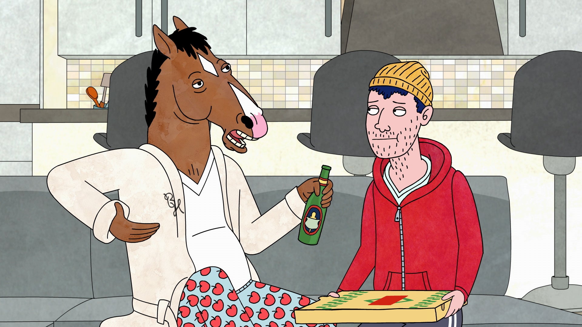 Will Arnett and Aaron Paul lend their voices to BoJack Horseman (Picture: Netflix)