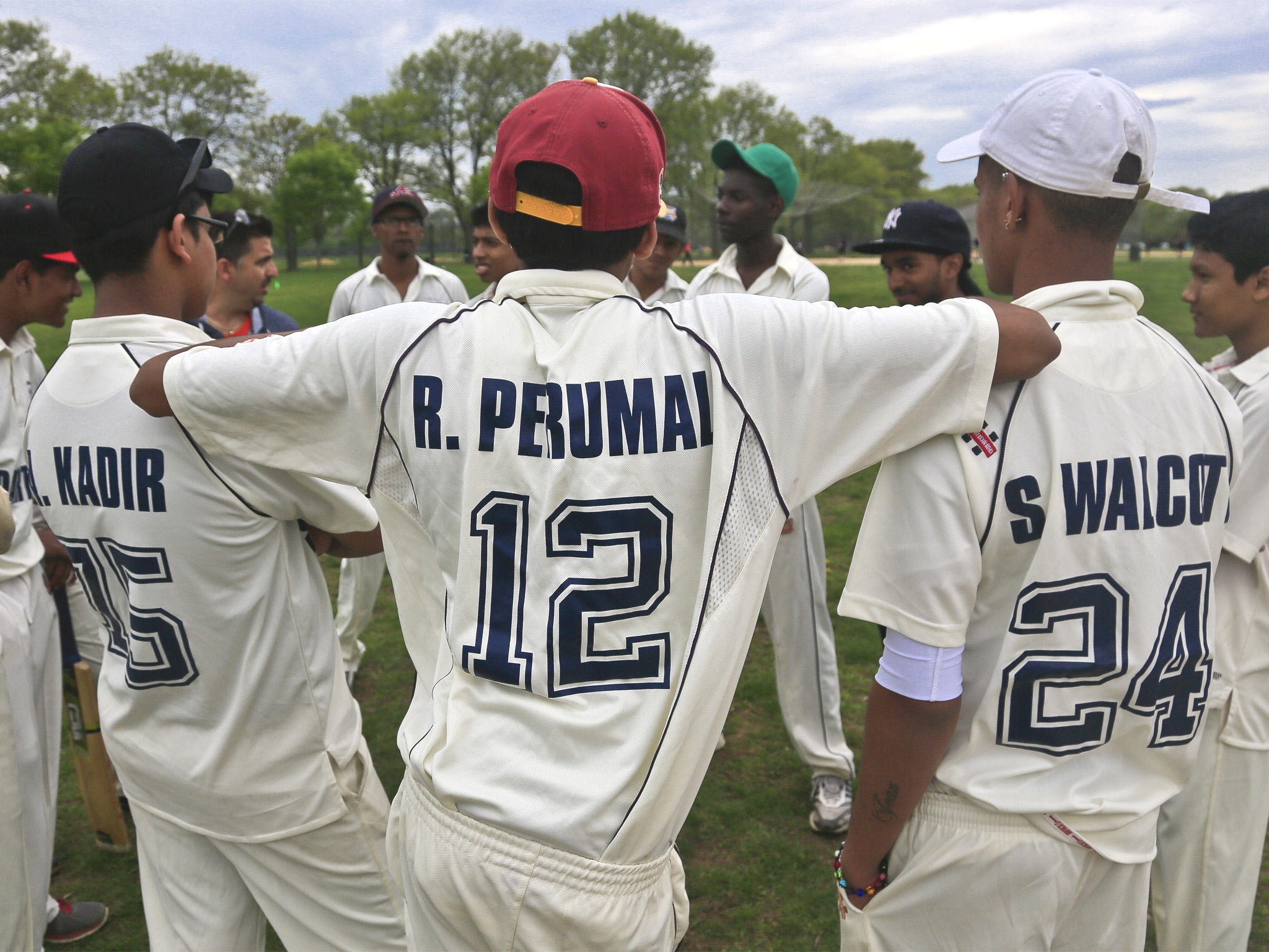 There are now some 30,000 cricketers in the US, as shown here in Brooklyn, New York