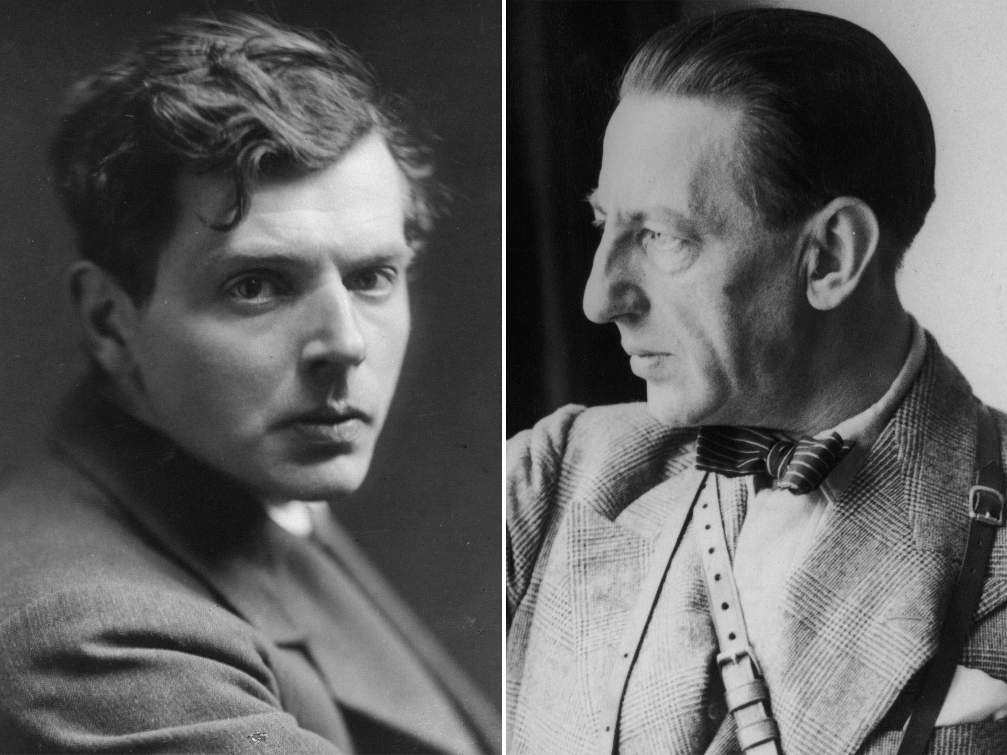 Composer and poet Ivor Gurney (left) and the artist Paul Nash (Getty)