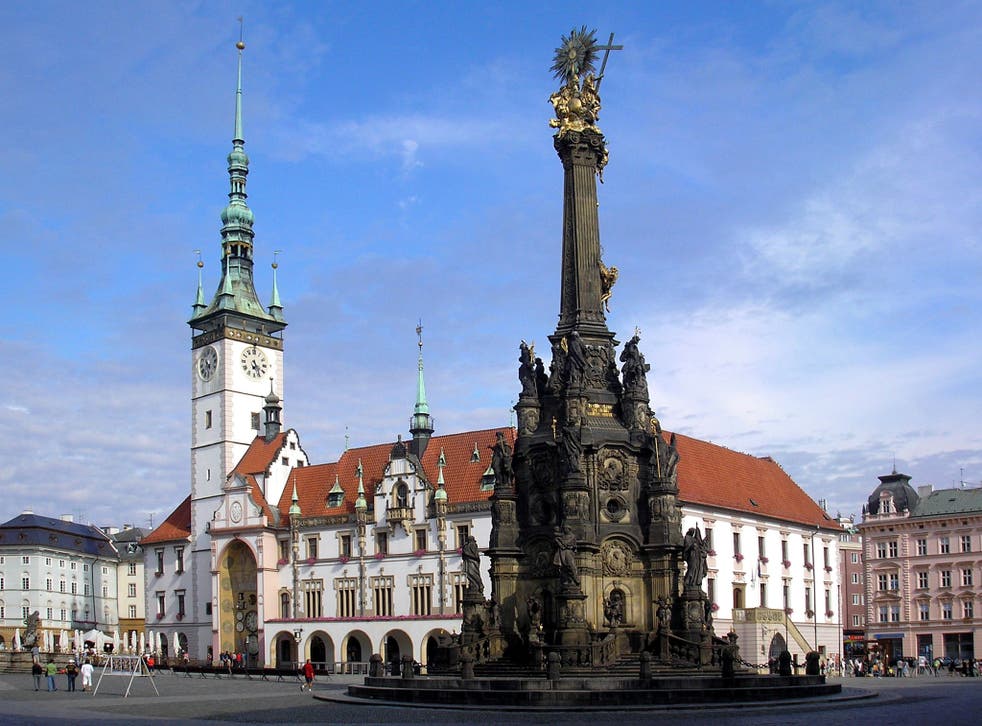 The city of Olomouc, Czech Republic