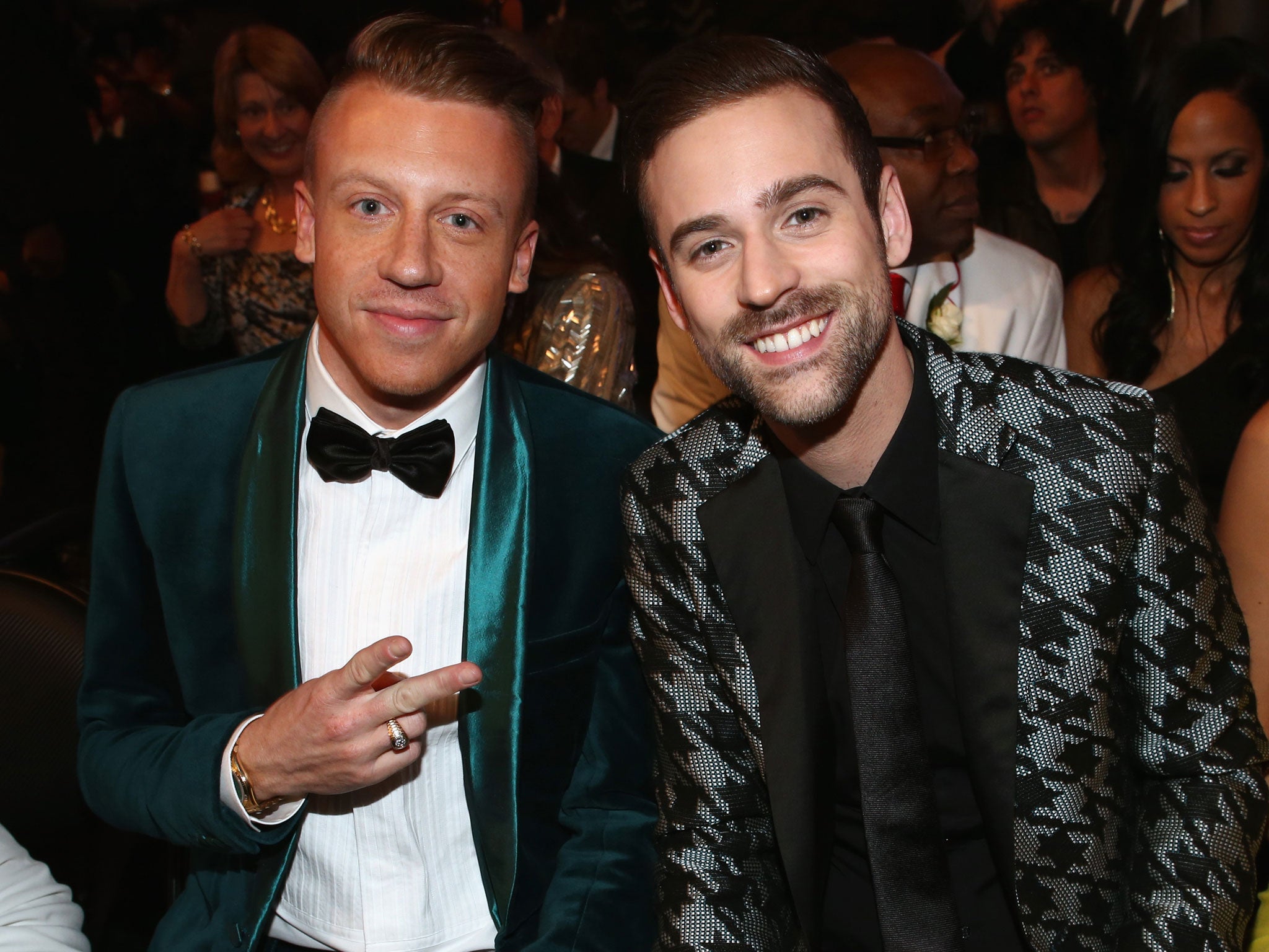 Who's that bloke next to Macklemore on the right? Ryan Lewis who?
