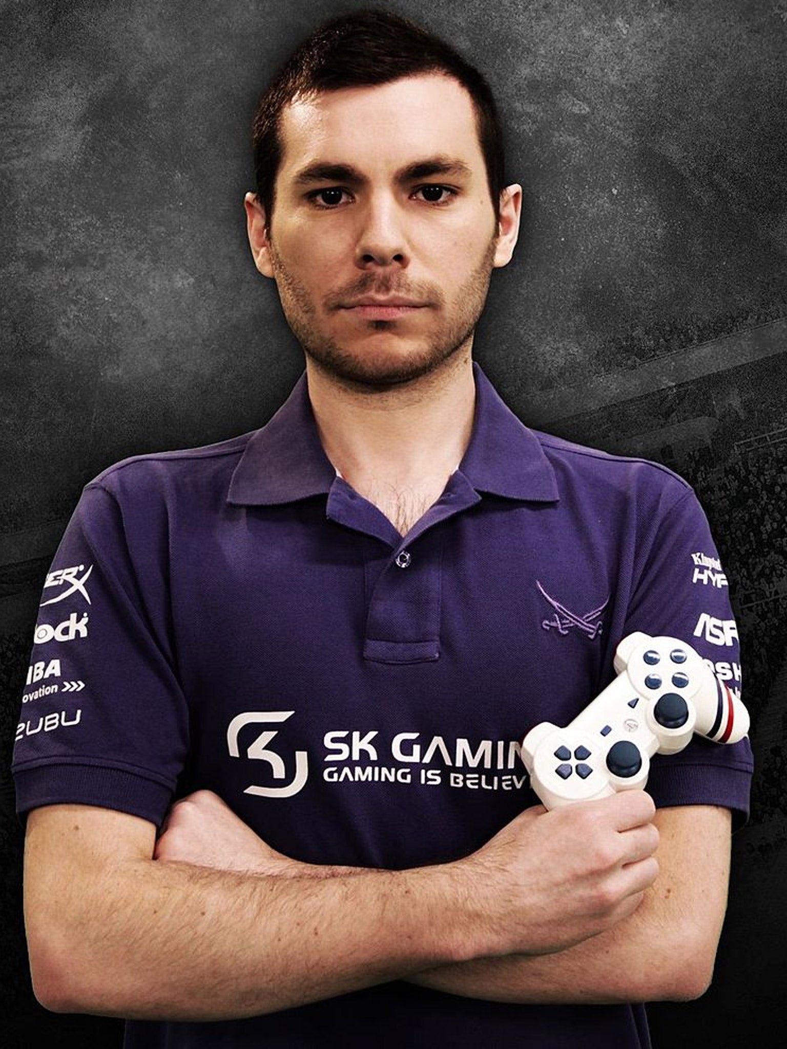 Professional gamer: Last year's champion Bruce Grannec is defending his title against 19 other players