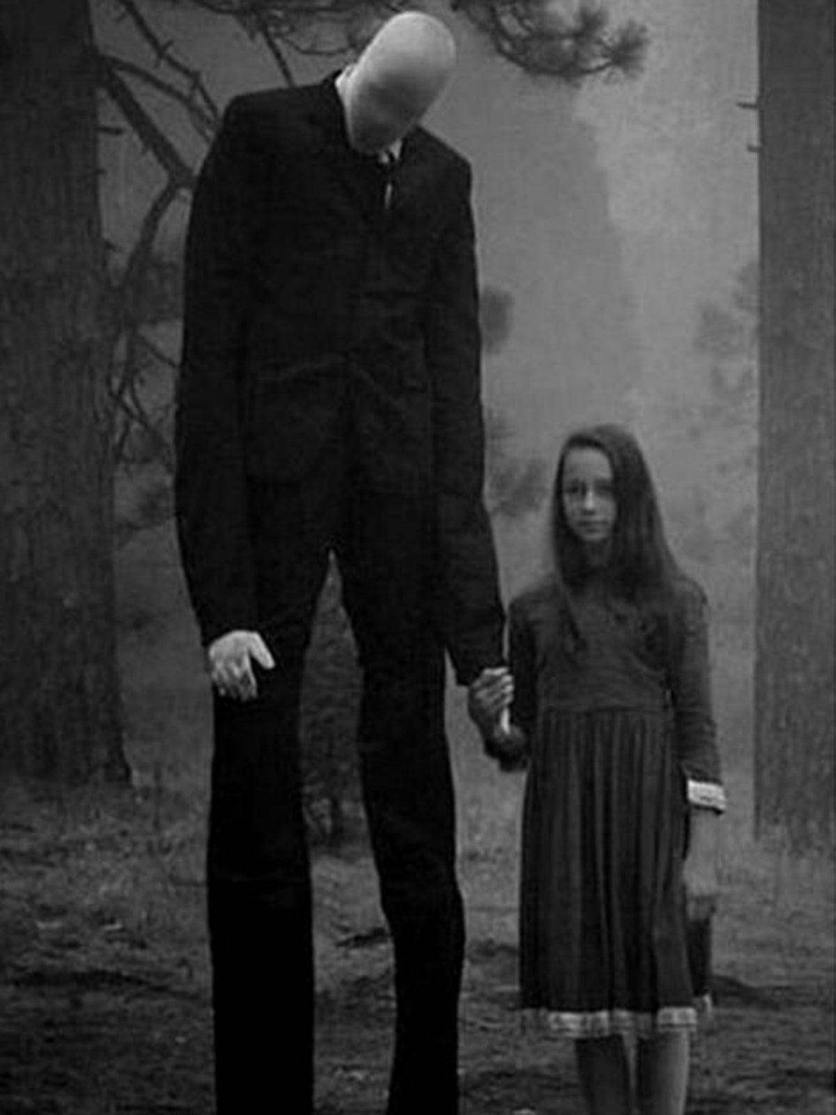 Who is the girl with Slender Man?