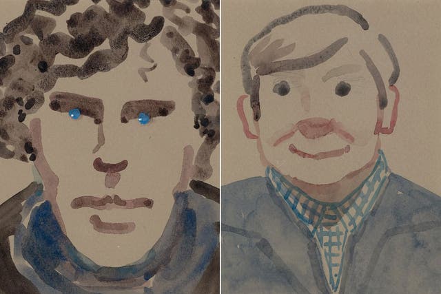 Una Stubbs' paintings of Sherlock co-stars Benedict Cumberbatch and Martin Freeman will be on display at the Summer Exhibition