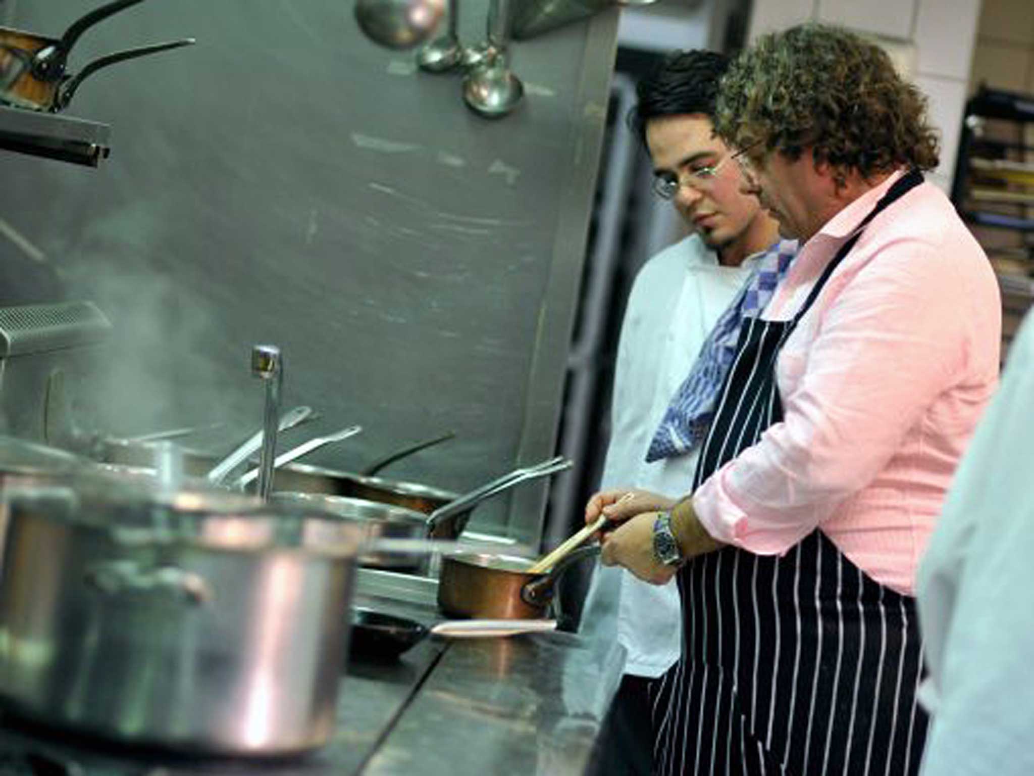 Chef Fulvio Pierangelini at work