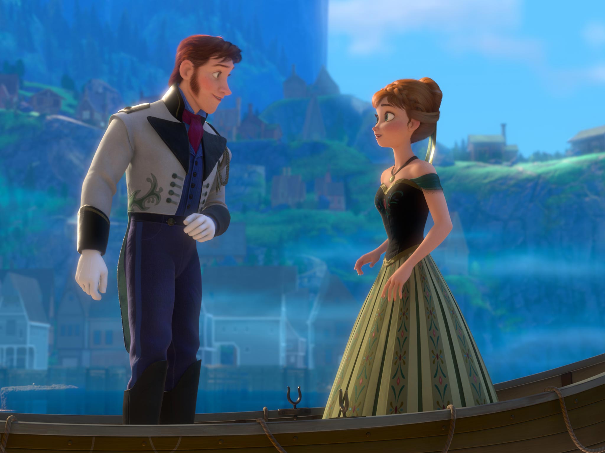Fairytale accounts: Frozen’s faithful Norwegian setting has led many to visit the
country