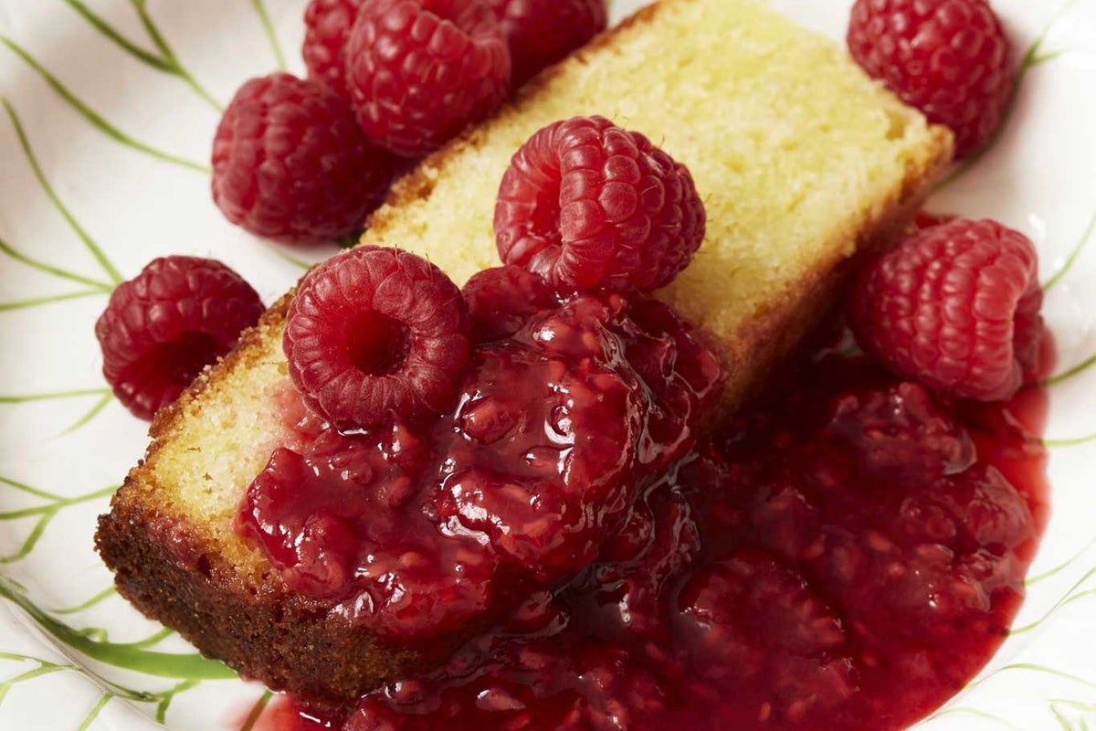 Mark Hix recipe: Rapeseed oil cake with raspberries | The Independent ...