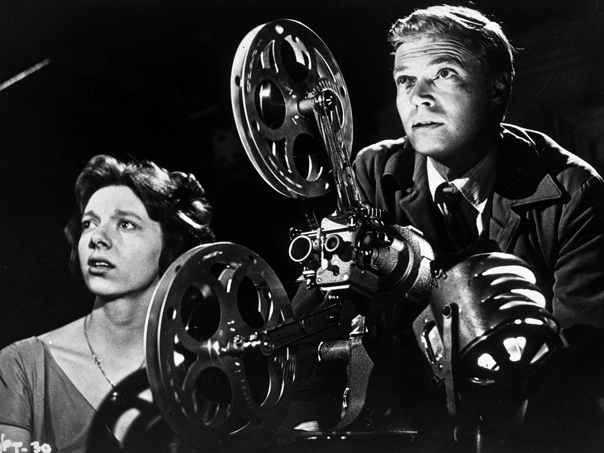 Karlheinz Böhm in ‘Peeping Tom’ with Anna Massey: the film had a ruinous effect on the career of its director Michael Powell