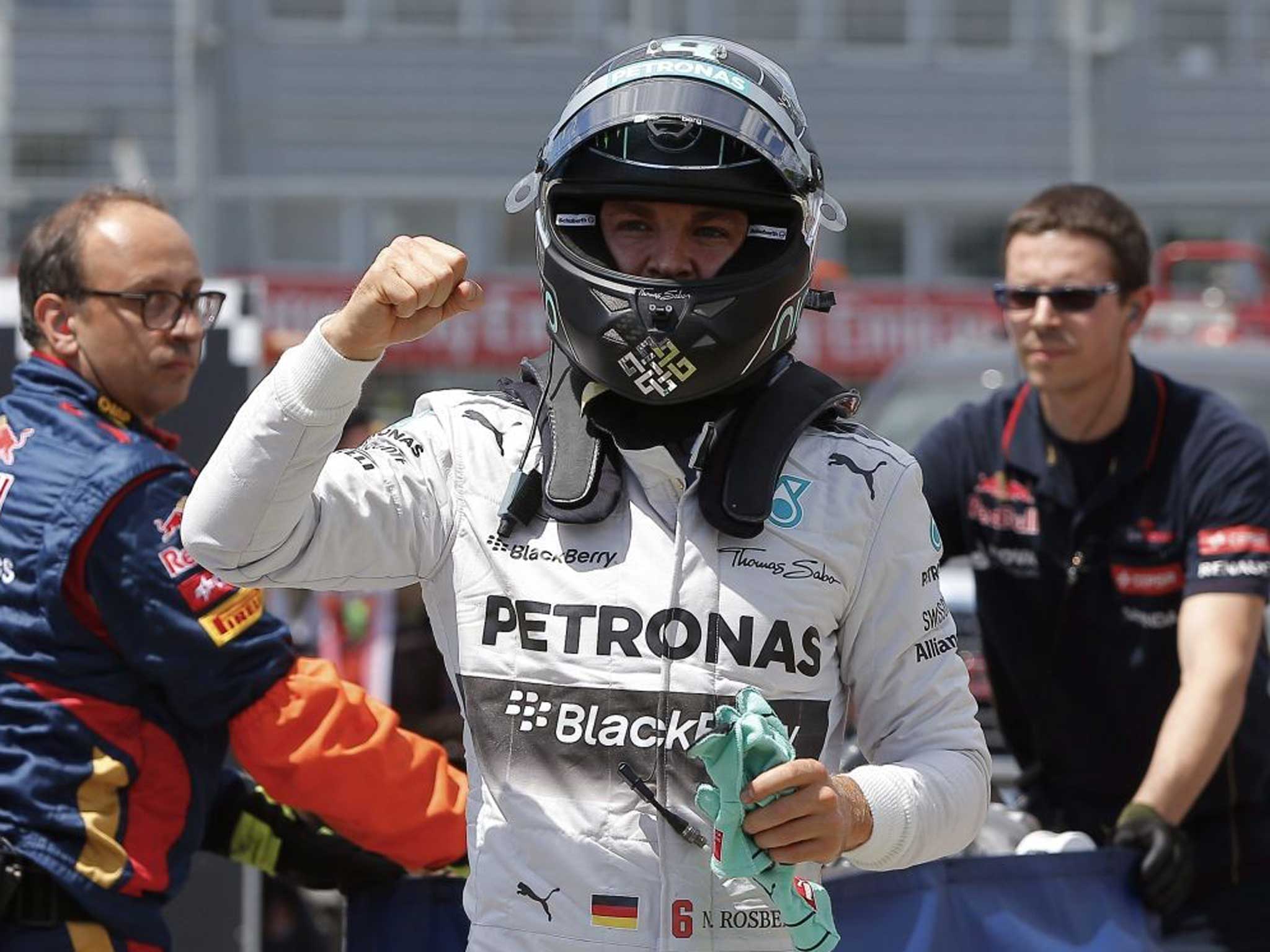 Rosberg celebrates