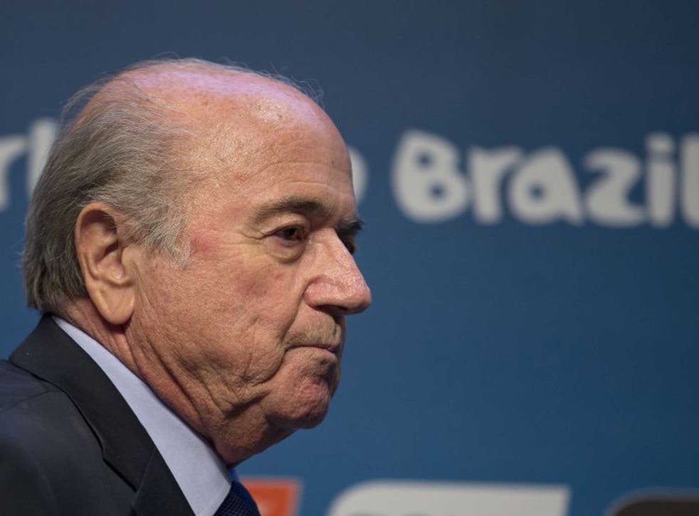 Fifa’s president Sepp Blatter 