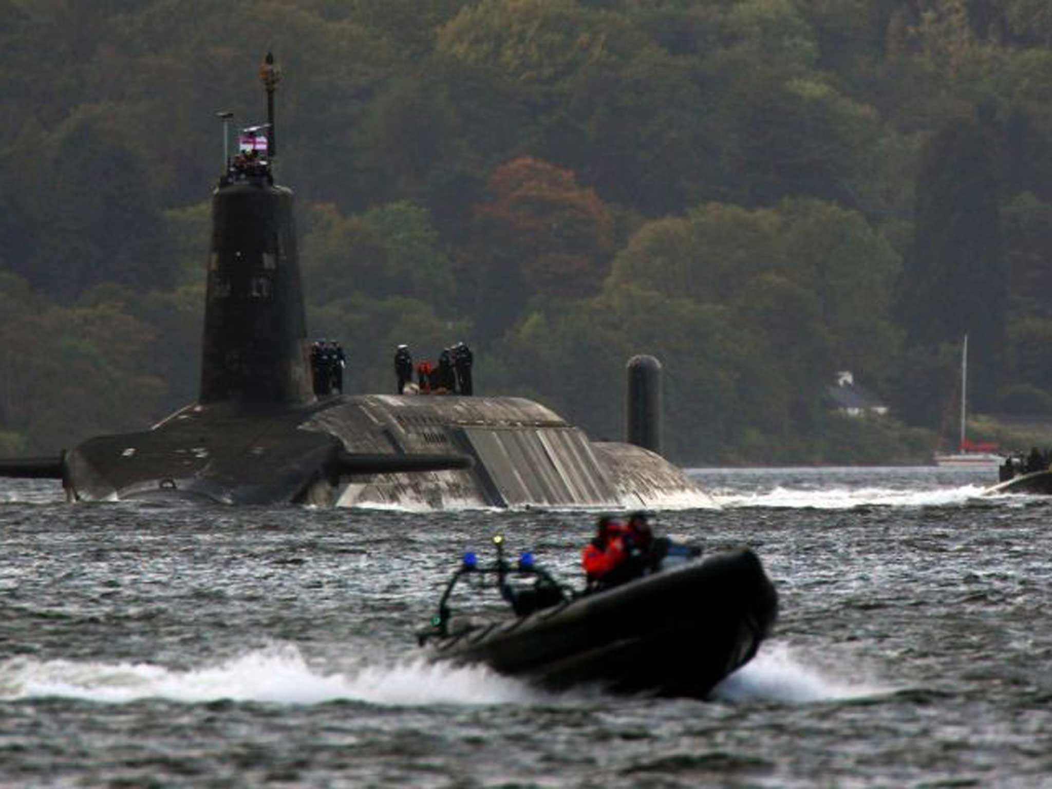 Rough waters: More docks would be needed to dismantle Trident subs