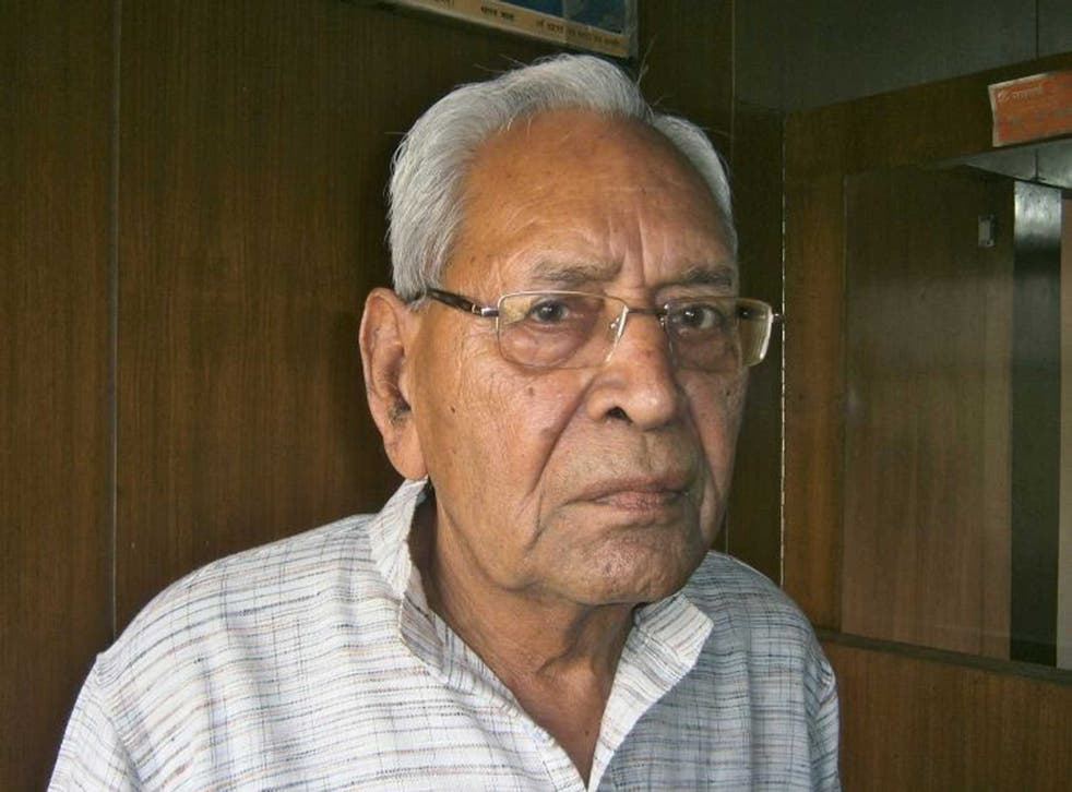 Crusader: Dinanath Batra, who, like India’s new premier, once belonged to the right-wing
