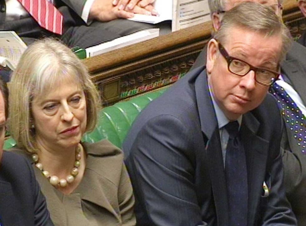 David Cameron is angry over the public row between  Theresa May and Michael  Gove 