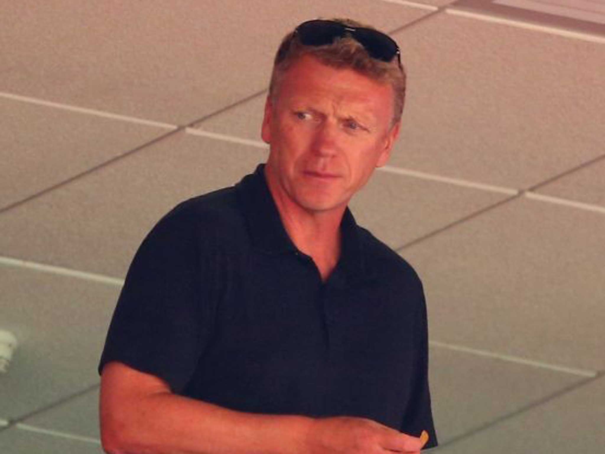 David Moyes pictured in Miami watching England last month