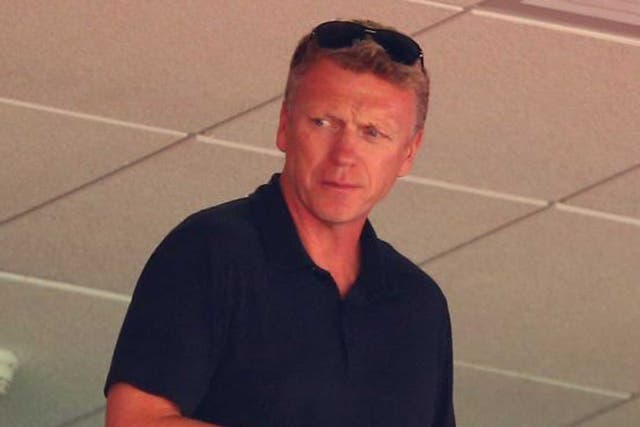 David Moyes pictured in Miami watching England last month