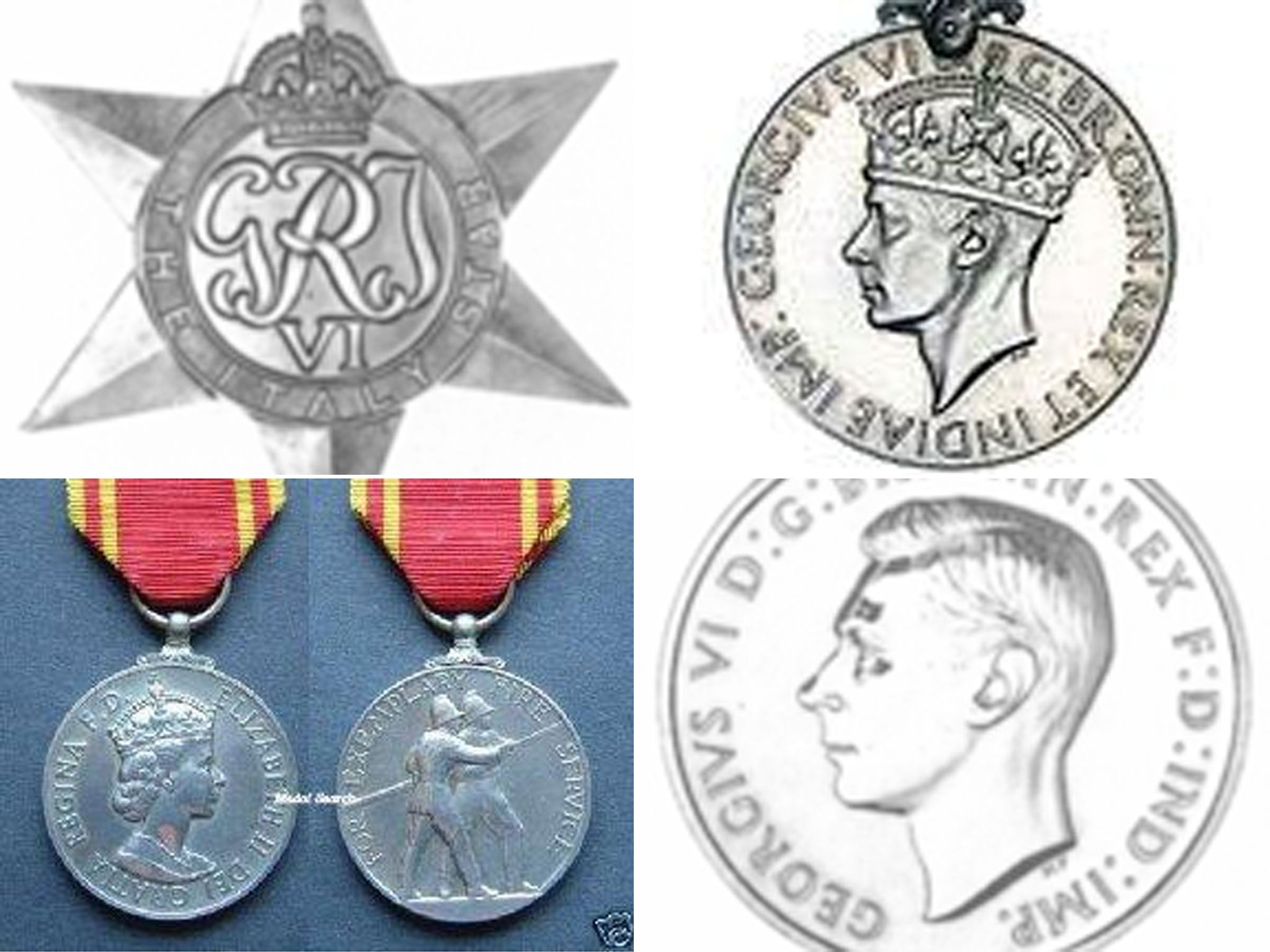 MPS Barnet tweeted a series of photos of some medals like the ones stolen, adding that these were not the same specific ones