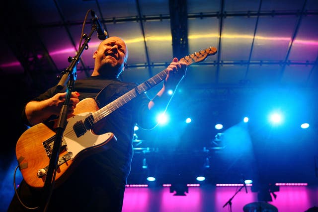 Frank Black of the Pixies performs on stage