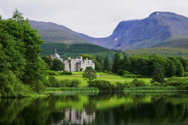 King of the road: Inverlochy Castle overlooks its own loch in Torlundy