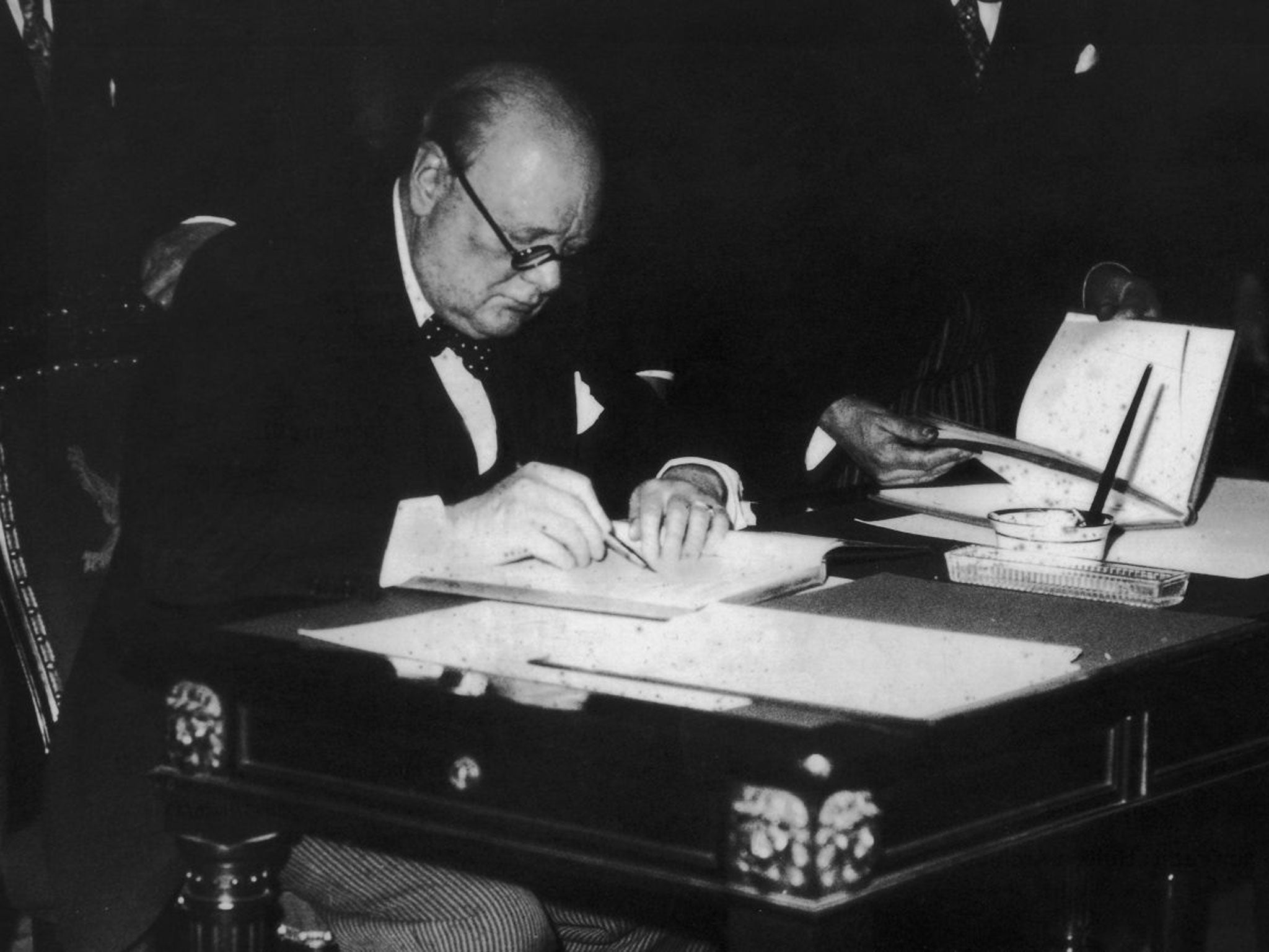 Past masters: famous history-writing parliamentarians include Winston Churchill