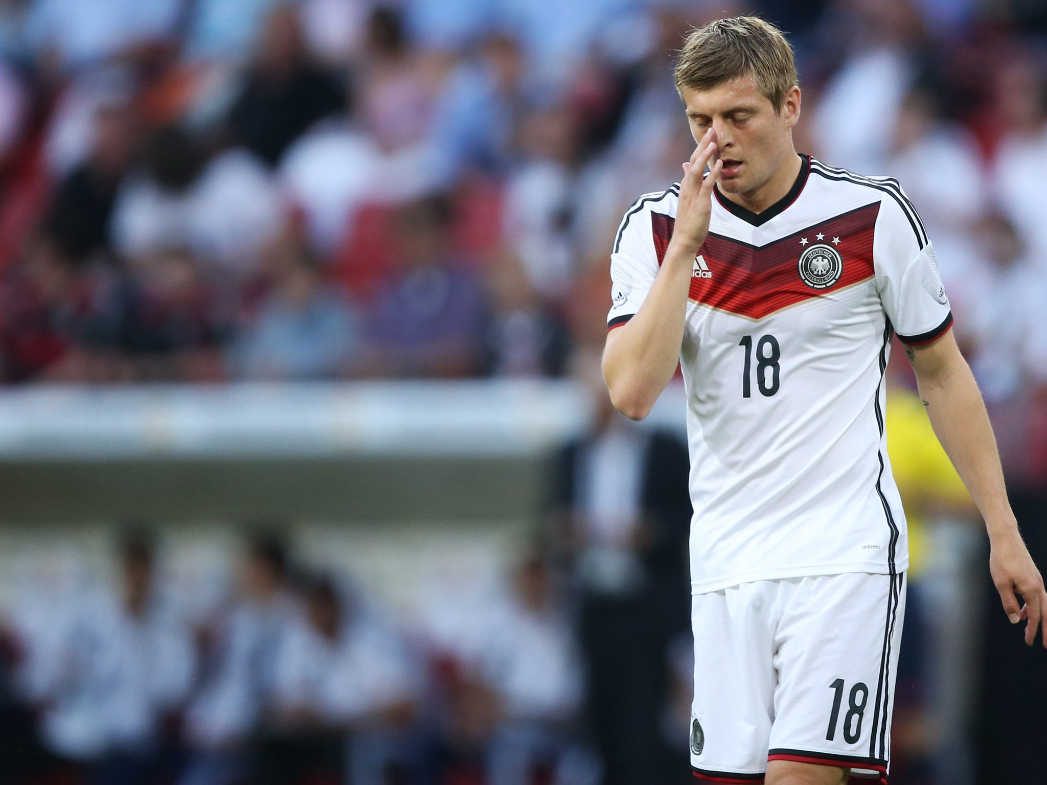 Toni Kroos of Germany and Bayern Munich