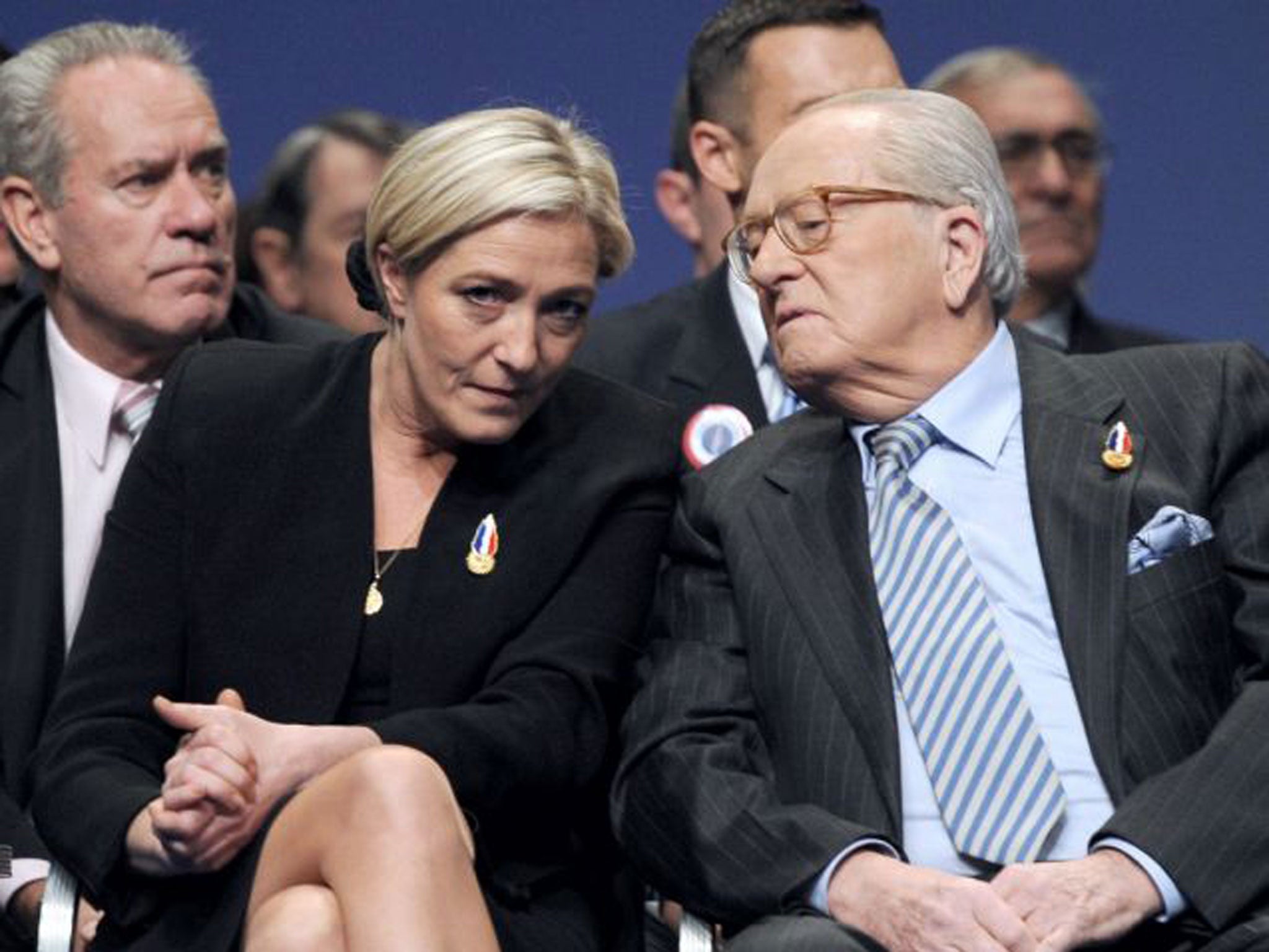 Mr Le Pen has accused his daughter of making the Front National too conventional