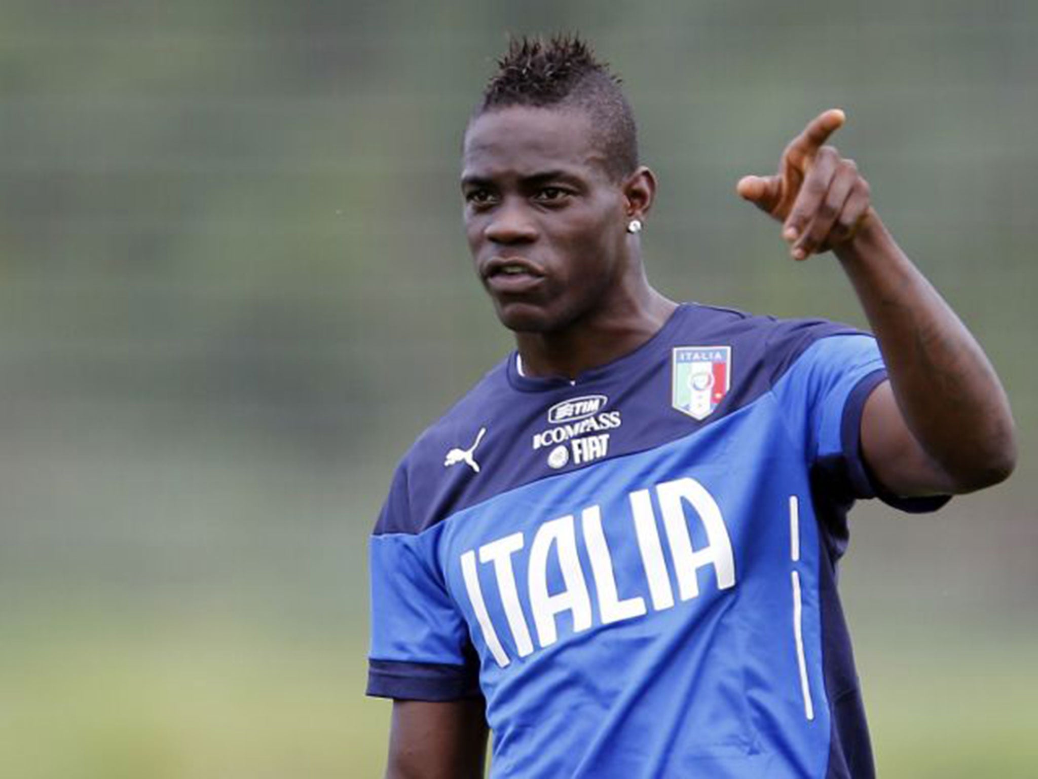 Mario Balotelli came on as a substitute for Ciro Immobile after an hour but failed to score (Reuters)