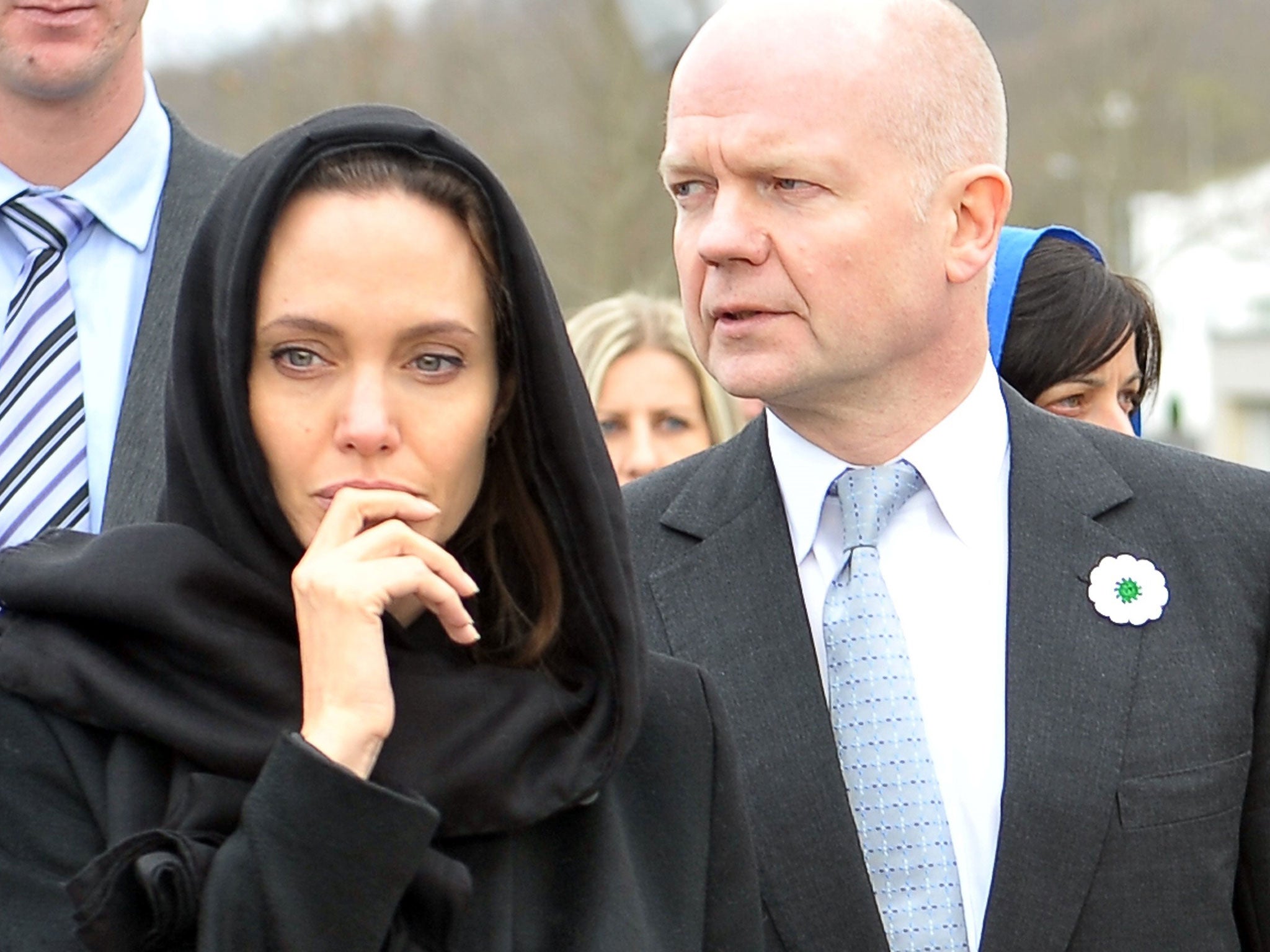 William Hague and Angelina Jolie attend sexual violence in war summit in London The Independent The Independent