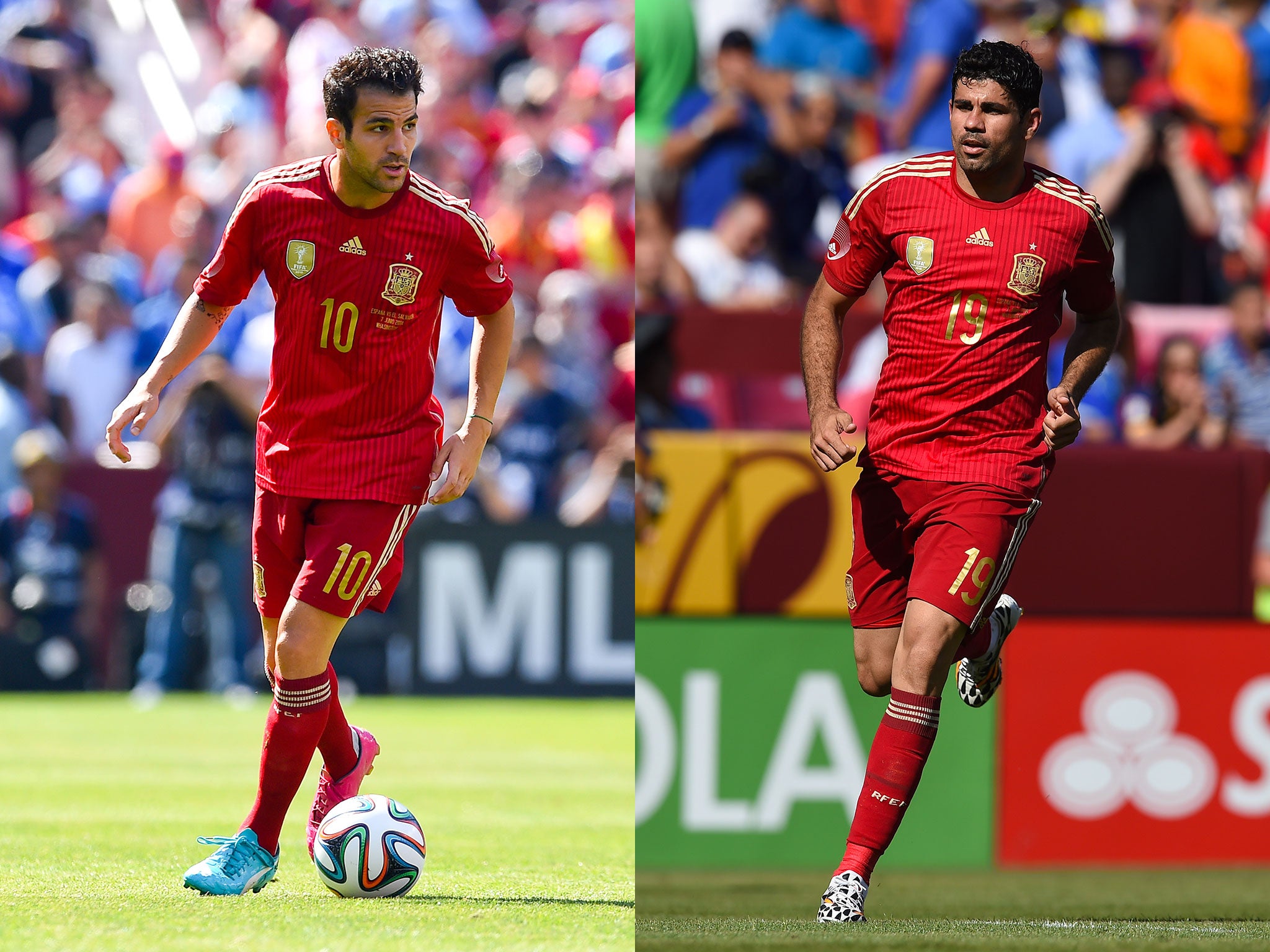 Cesc Fabregas and Diego Costa could both join Chelsea this week