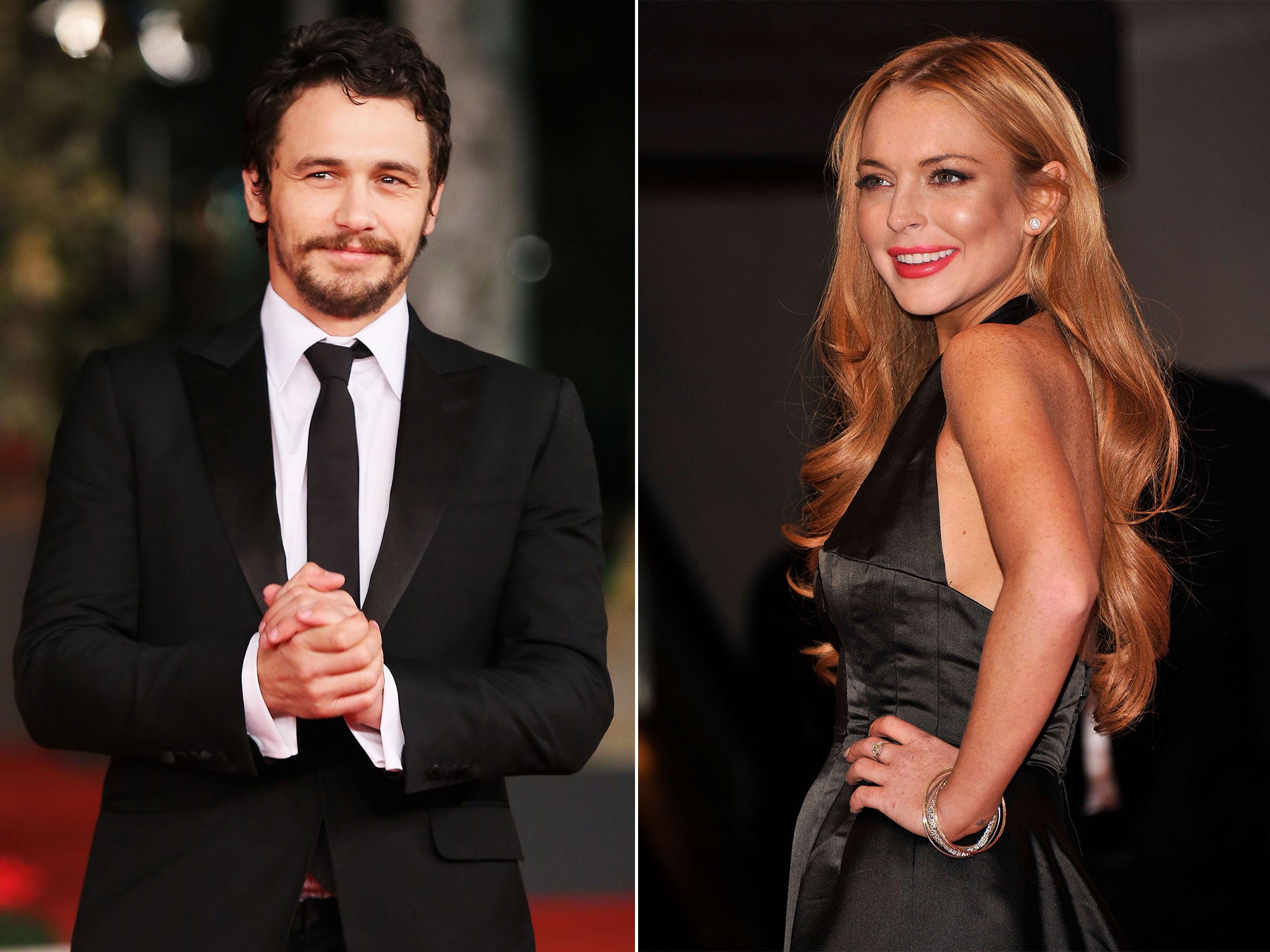 James Franco and Lindsay Lohan did not sleep together according to Franco, after Lohan published a list of her past lovers