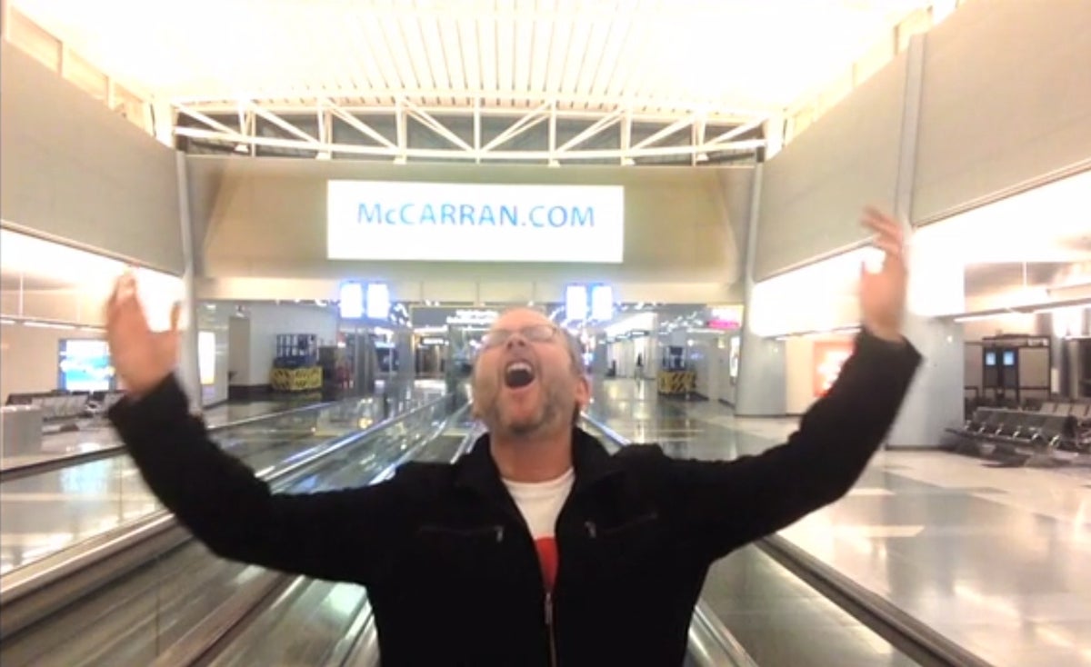 Man Gets Stuck In Airport Overnight Makes Spectacular Music Video The Independent The Independent
