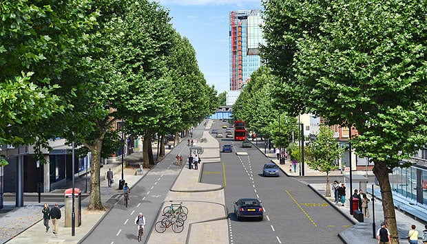 There are plans for new cycling infrastructure in London