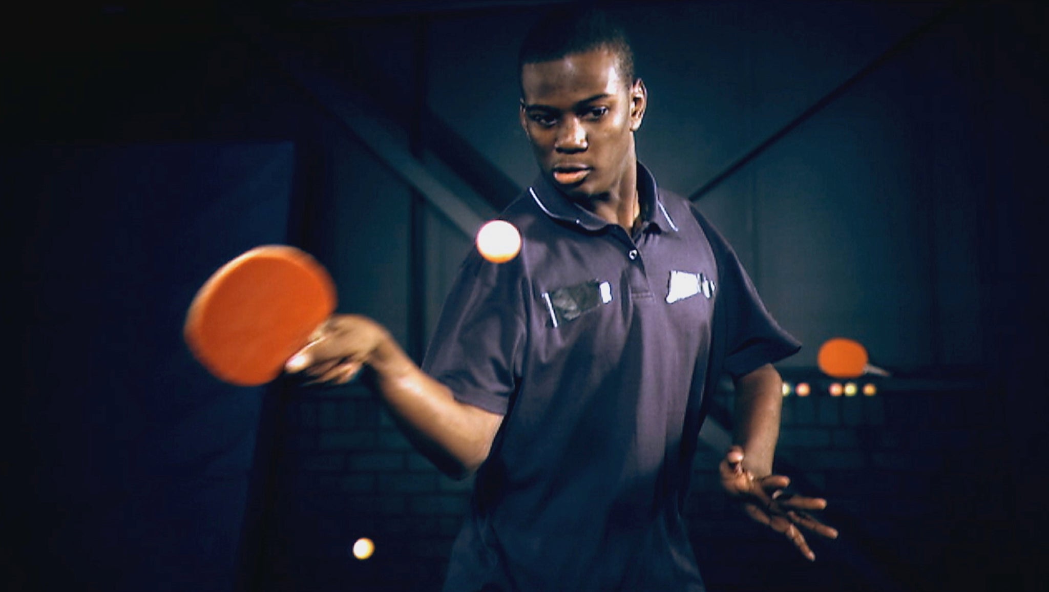 Ashley, 19, has transformed his life after training to be a professional table tennis player