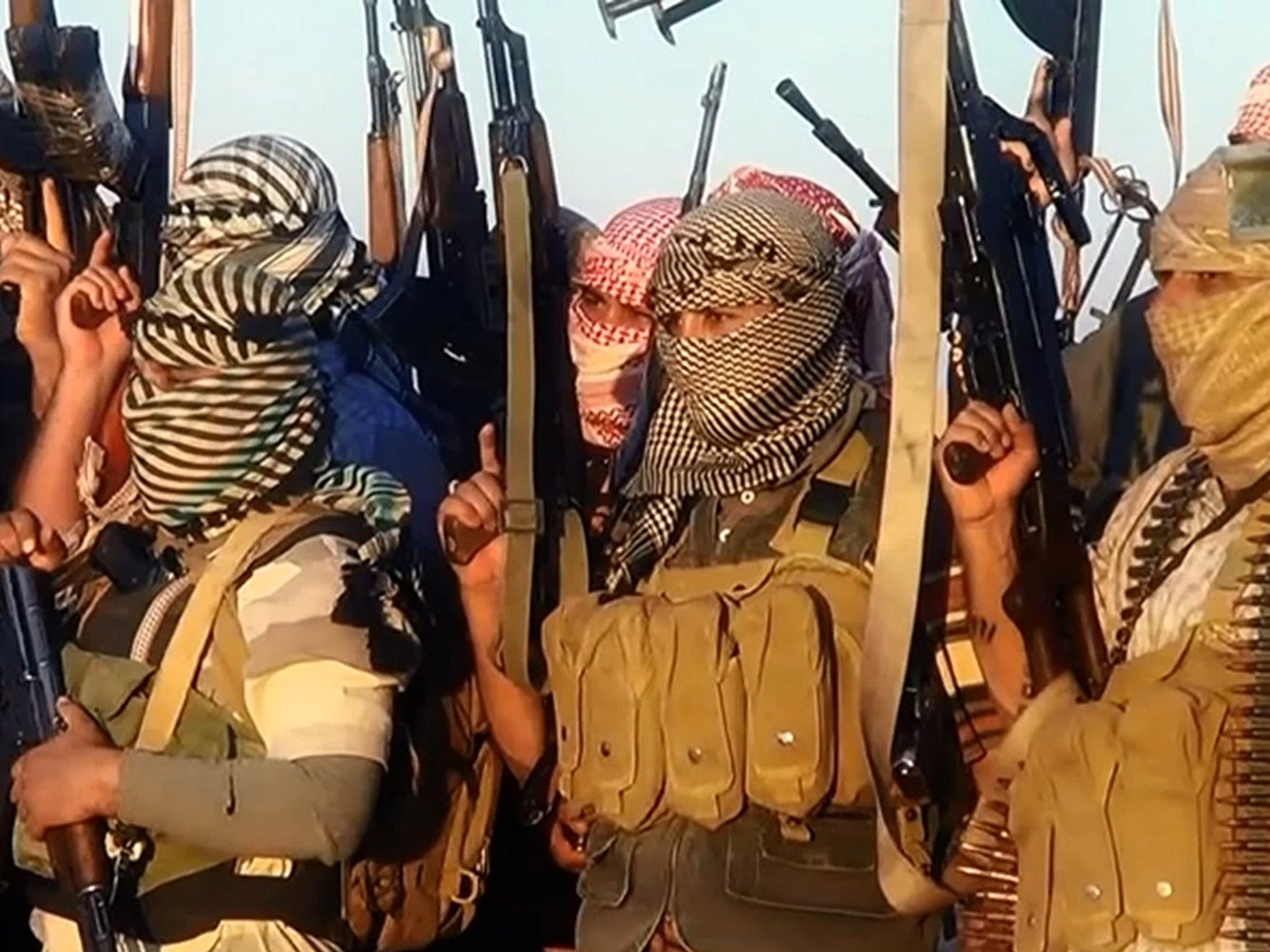A propaganda video shows Isis forces near Tikrit, Iraq
