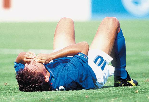 Roberto Baggio's kick sailed over the bar and with it, Italy's hopes World Cup hopes
