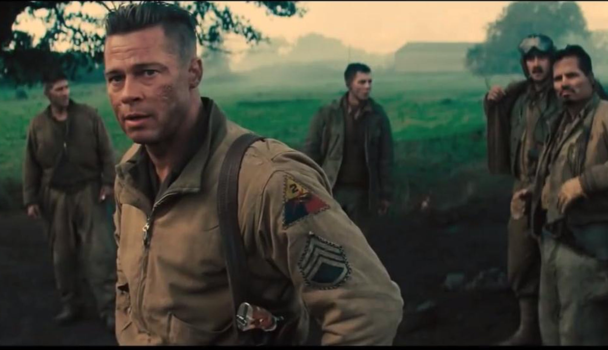 Brad Pitt stars in new film 'Fury'