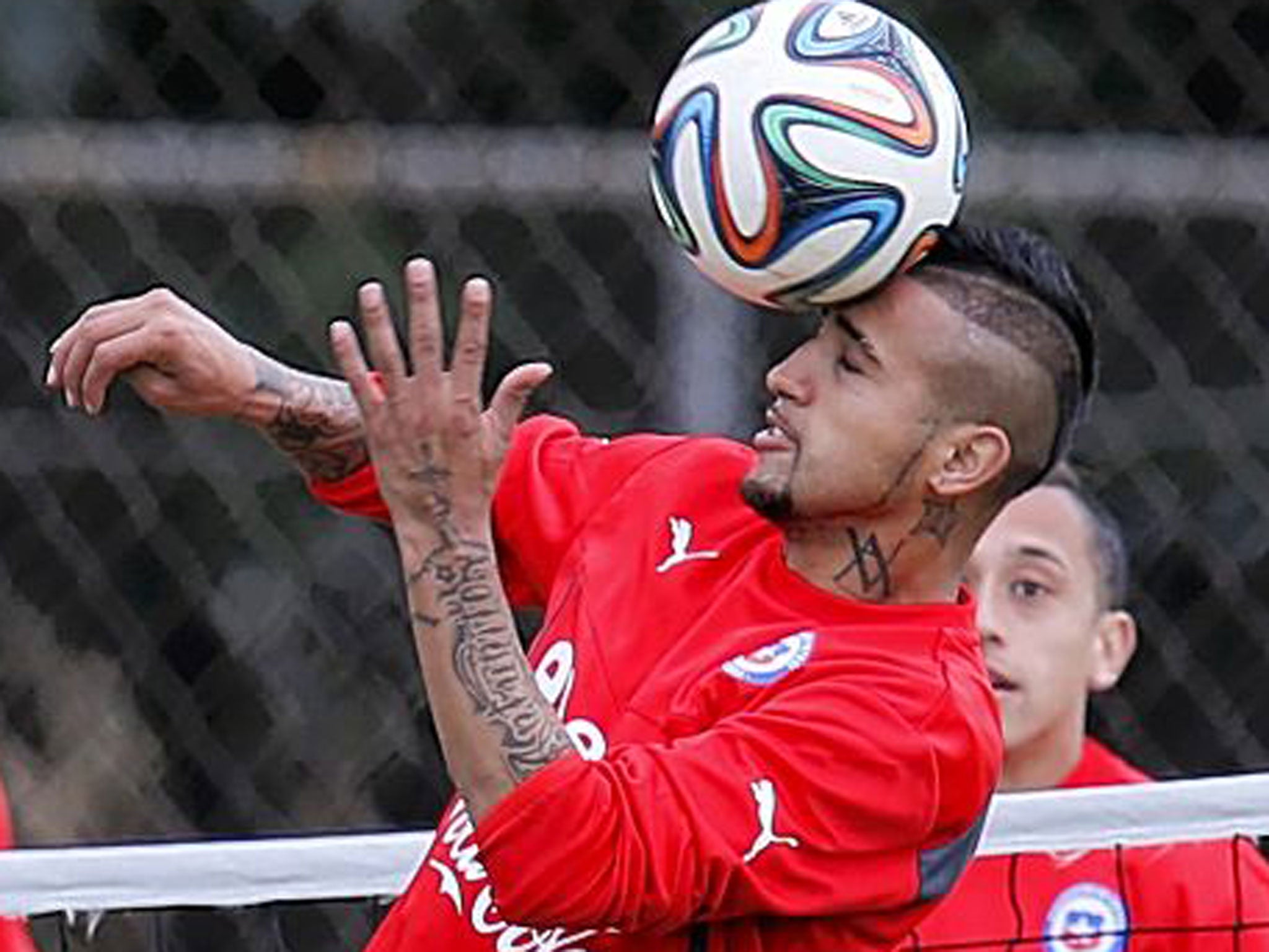 Arturo Vidal is fighting to be fit to face Australia tonight after a knee operation last month