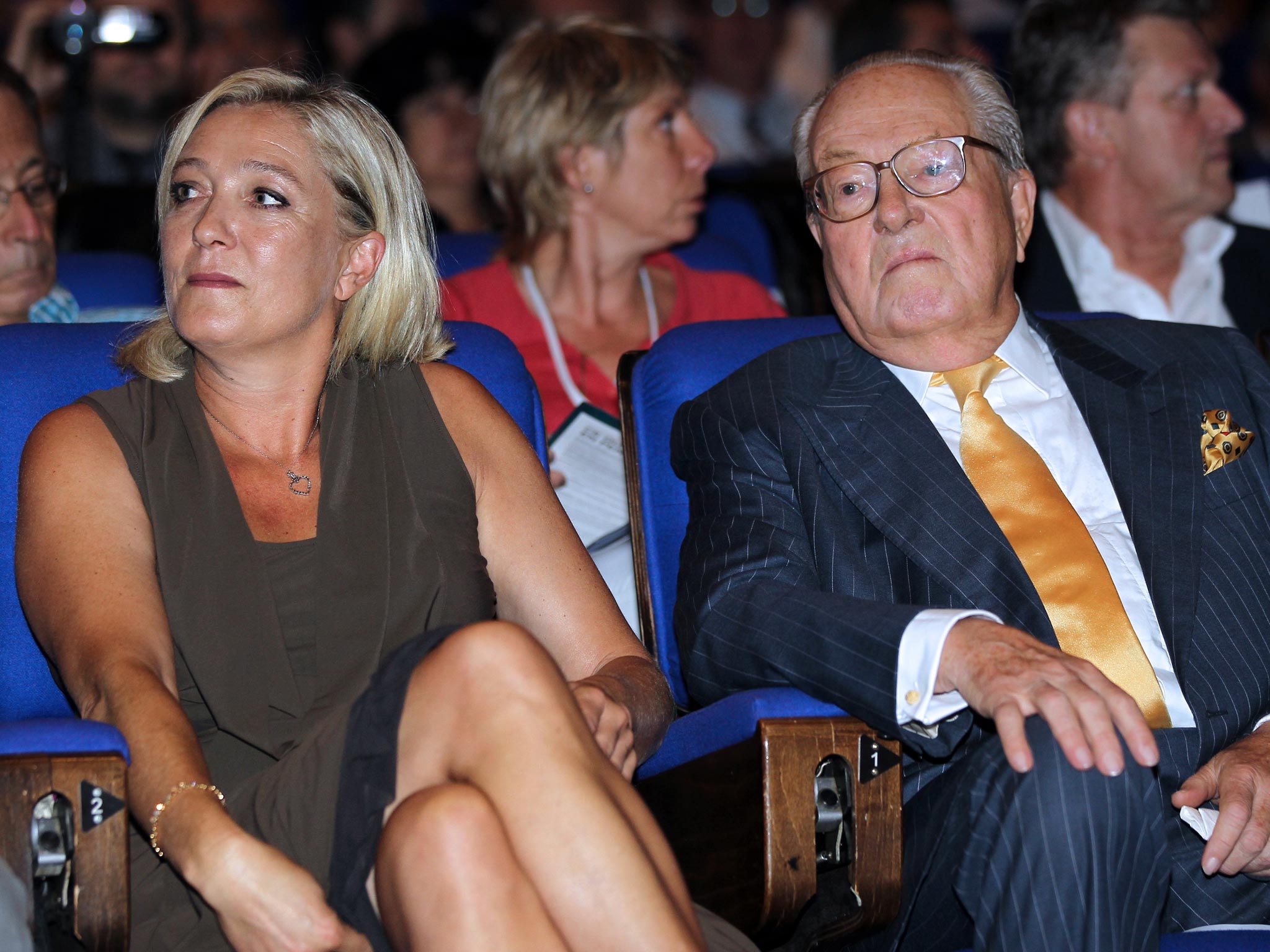 The Front National’s Marine and Jean-Marie Le Pen