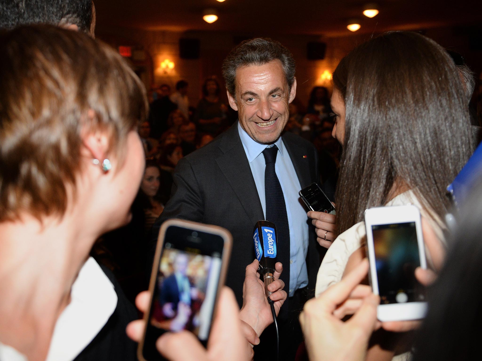 Former president Nicolas Sarkozy