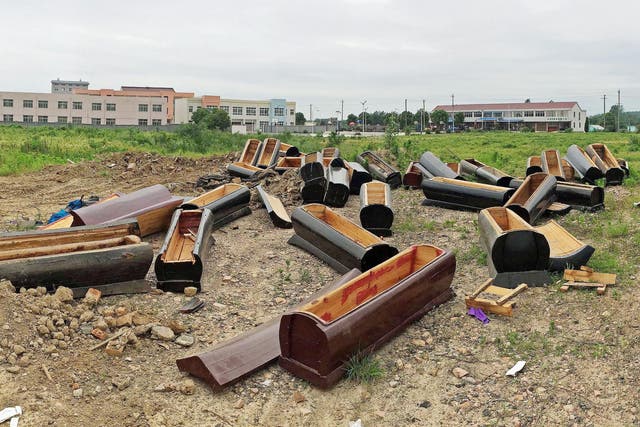 A ban on burials kicked in at the beginning of June in Anhui province