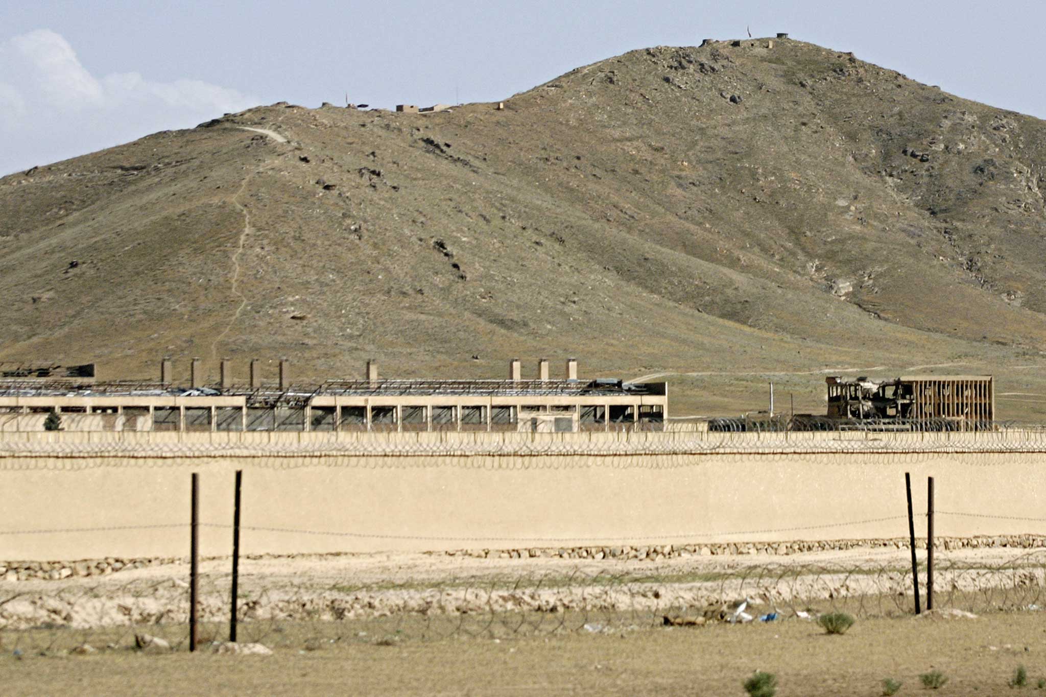 The Salt Pit, previously secret CIA prison, north-east of Kabul, Afghanistan