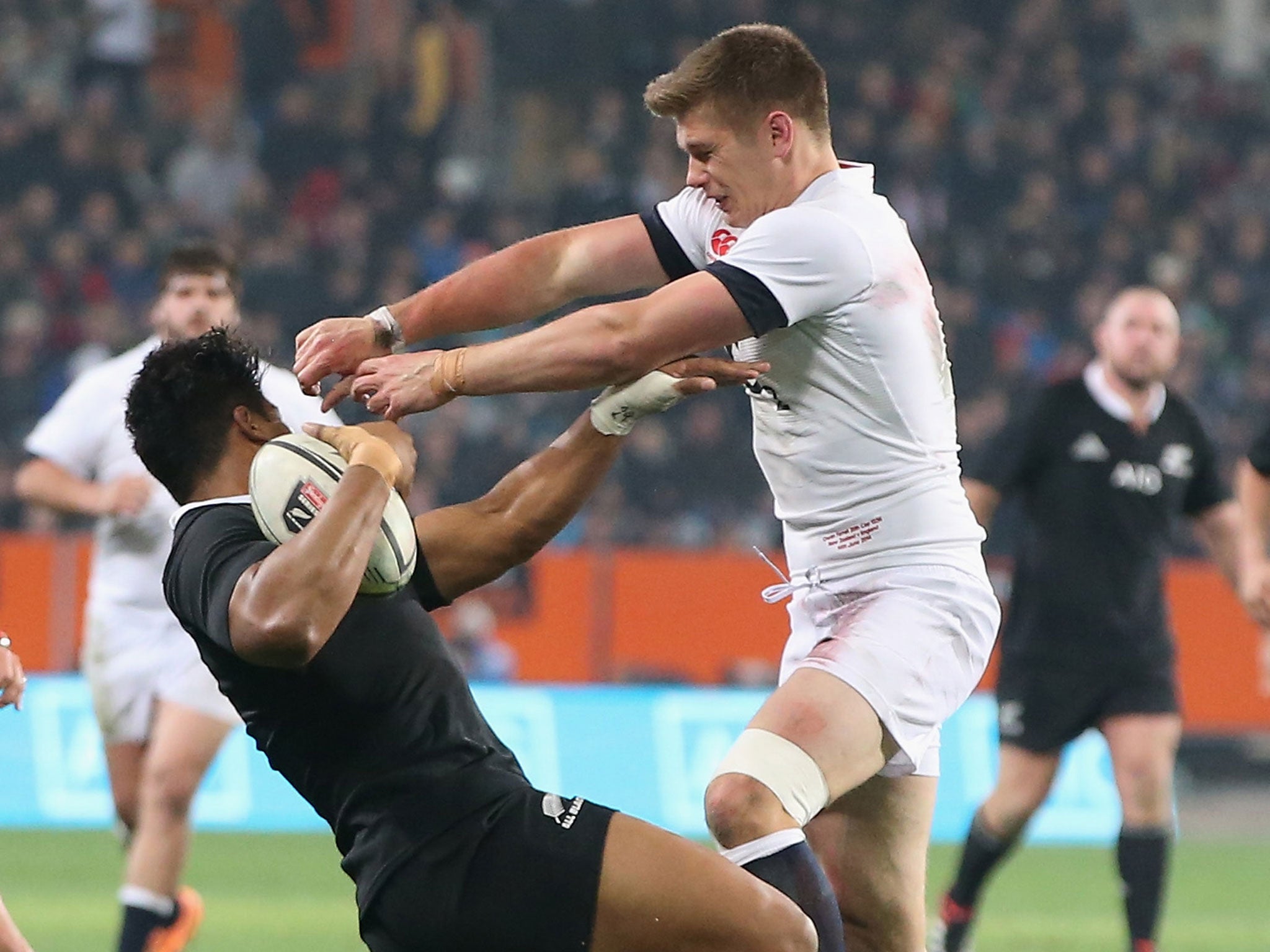 Owen Farrell was reliable with his kicking as he landed four from five