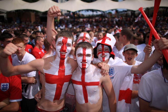 England fans may be overly optimistic about their team's chances, but not necessarily about life in general