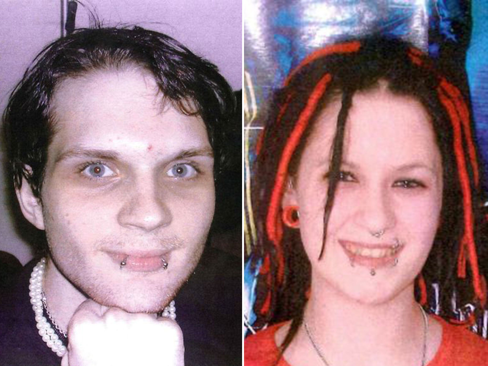 Sophie Lancaster, killed at 20 for being a goth, and her boyfriend (not the pair allegedly attacked last week)