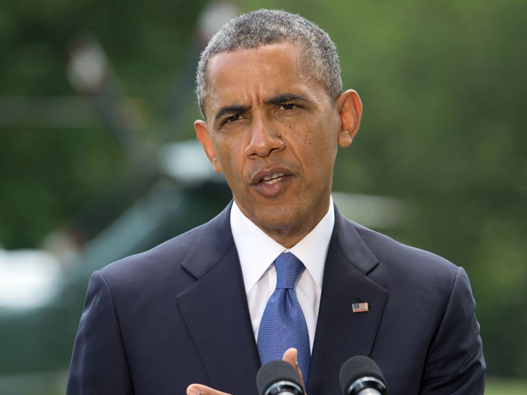 President Obama: On the verge of ordering military action in Iraq